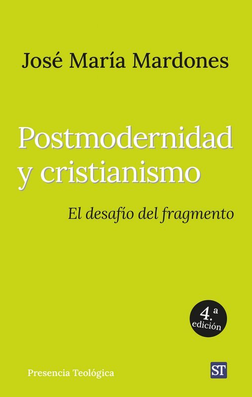 Postmodernidad y cristianismo, de Mardones, José María | portada del libro