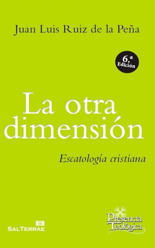 La otra dimensión, de Ruiz de la Peña, Juan Luis | portada del libro