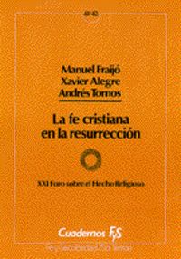 041-042 - La fe cristiana en la resurrección, de AA.VV. | portada del libro