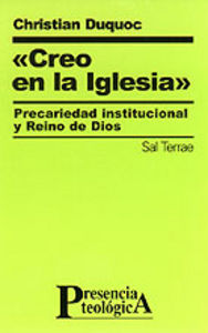 Creo en la Iglesia», de Duquoc, Christian | portada del libro