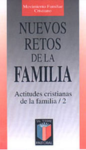 Nuevos retos de la familia, de Movimiento, Familiar Cristiano | portada del libro
