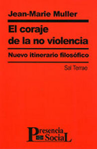 Coraje de la no violencia, El, de Muller | portada del libro