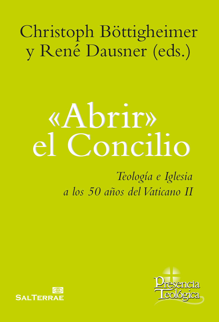 Abrir el Concilio, de Böttingheimer, Christoph | portada del libro