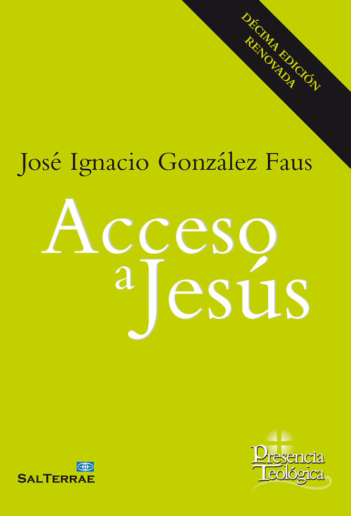 Acceso a Jesús, de González Faus, José Ignacio | portada del libro