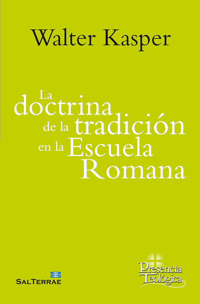 La doctrina de la tradición en la Escuela Romana, de Kasper, Walter | portada del libro