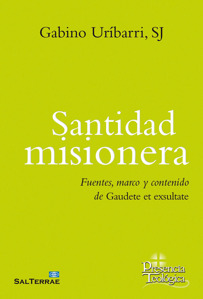 Santidad misionera, de Uribarri, Gabino | portada del libro