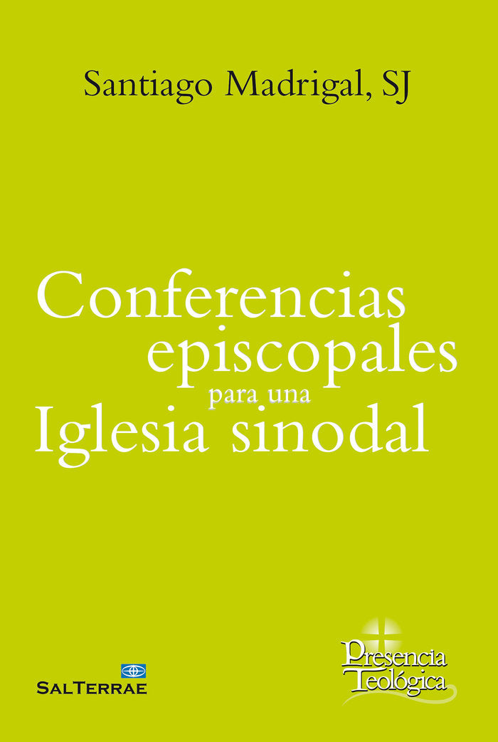 Conferencias episcoplaes para una Iglesia sinodal, de Madrigal, Santiago | portada del libro