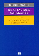 Diccionari de citacions catalanes, de Autors | portada del libro