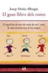 GRAN LLIBRE DELS NOMS, EL, de ALBAIGES, JOSEP M. | portada del libro