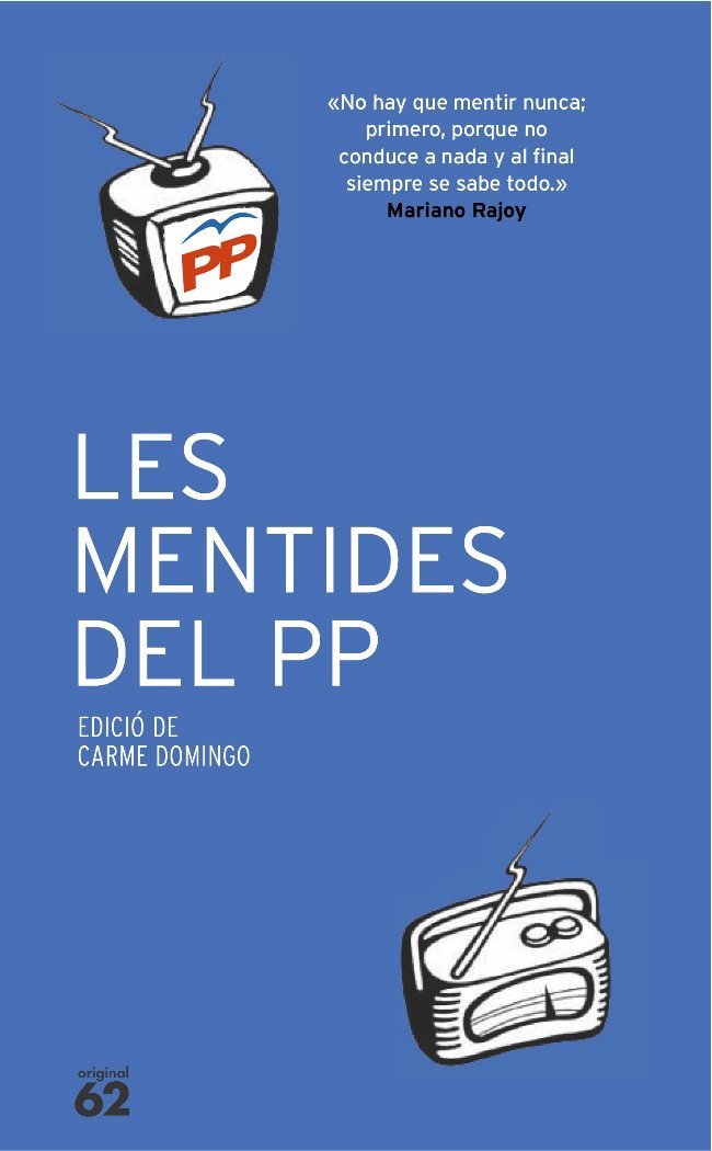 Les mentides del PP, de Domingo Soriano | portada del libro