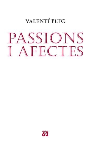 Passions i afectes, de Puig Mas, Valentí | portada del libro