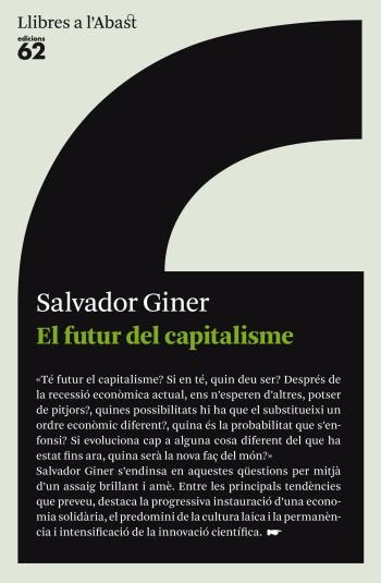 El futur del capitalisme, de Giner, Salvador | portada del libro