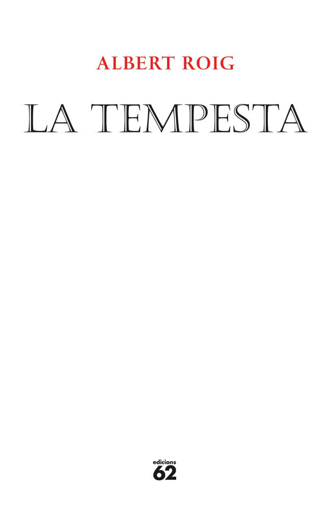 La tempesta, de Roig Anto, Albert | portada del libro