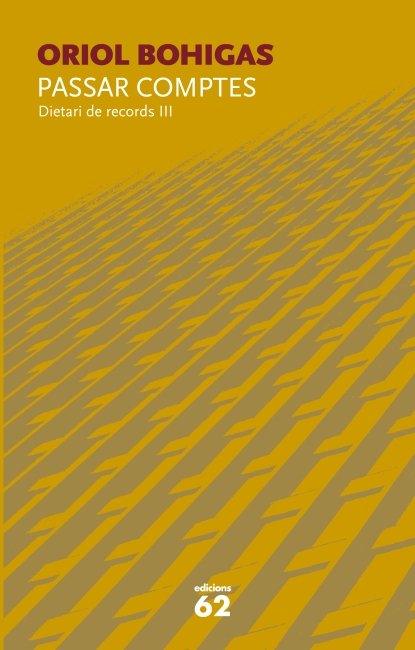 Passar comptes, de Bohigas, Oriol | portada del libro