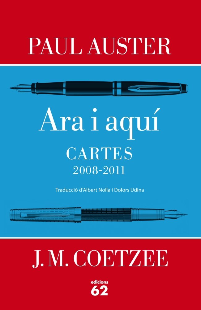 Ara i aquí. Cartes 2008-2011, de Coetzee | portada del libro