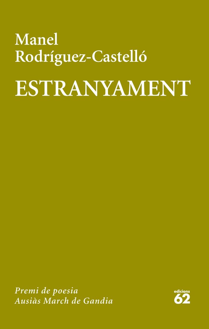 Estranyament, de Rodríguez Castelló | portada del libro