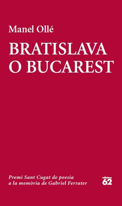 Bratislava o Bucarest, de Ollé | portada del libro