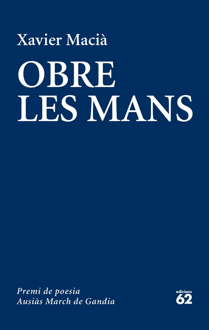Obre les mans, de Macià Costa | portada del libro