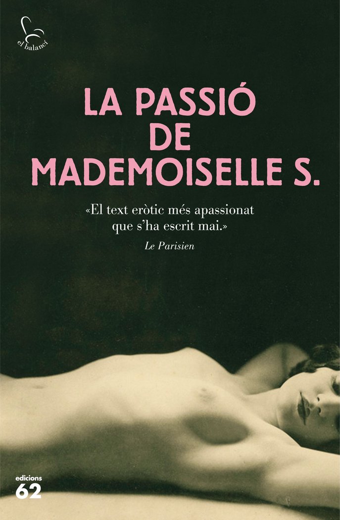 La passió de Mademoiselle S., de Anónimo | portada del libro