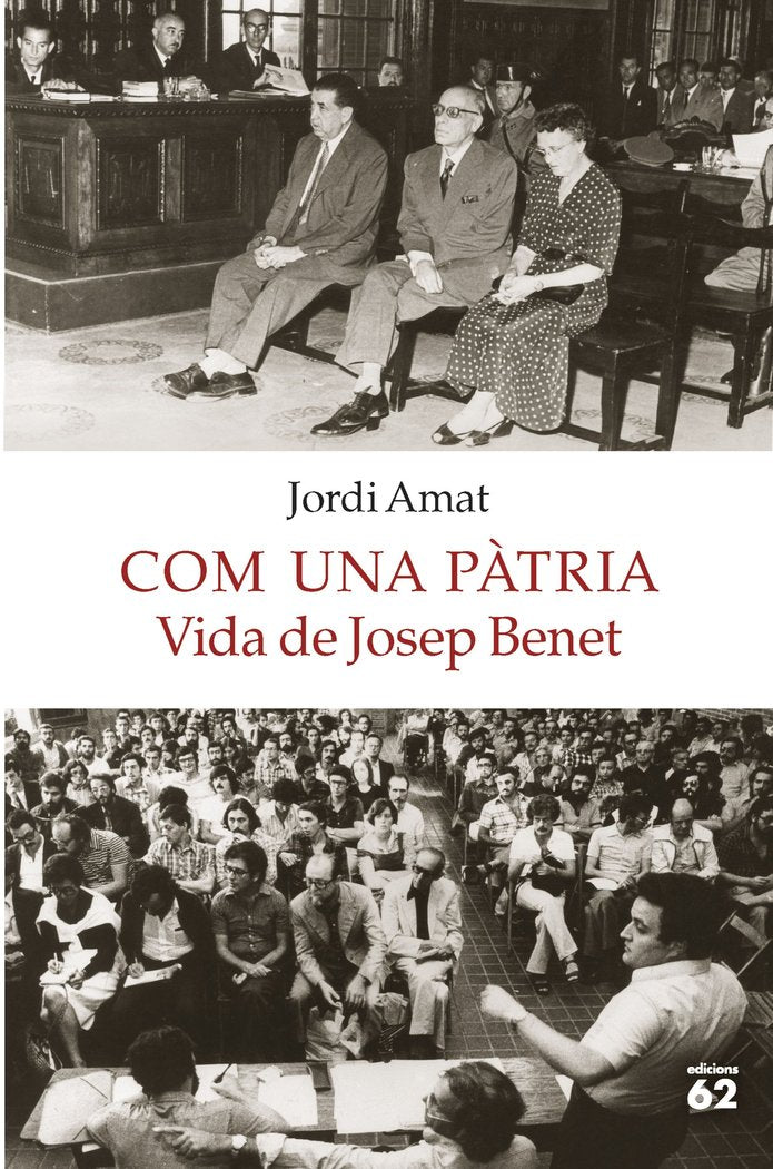 Com una pàtria. Vida de Josep Benet, de Amat, Jordi | portada del libro