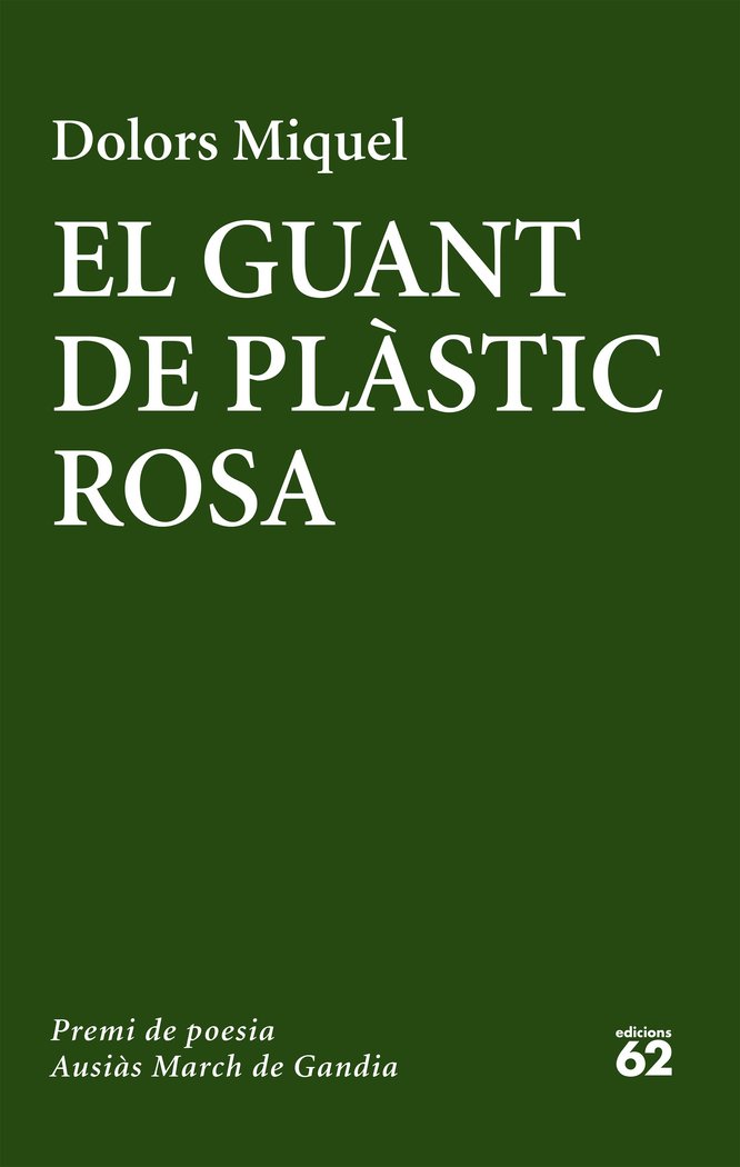 El guant de plàstic rosa, de Miquel | portada del libro
