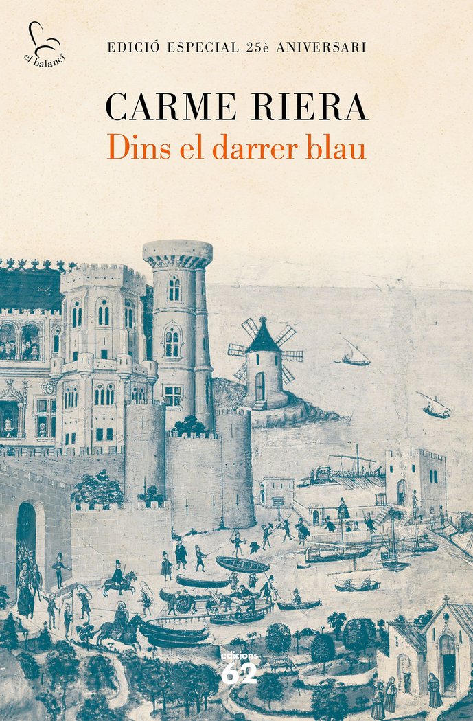 Dins el darrer blau (25 anys), de Riera | portada del libro