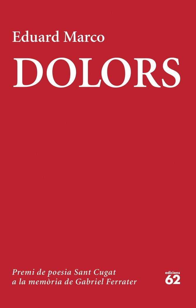 DOLORS, de MARCO, EDUARD | portada del libro