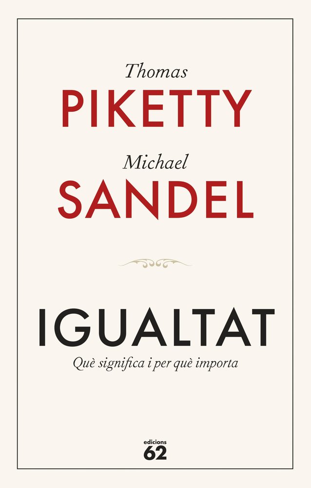 IGUALTAT, de PIKETTY, THOMAS | portada del libro