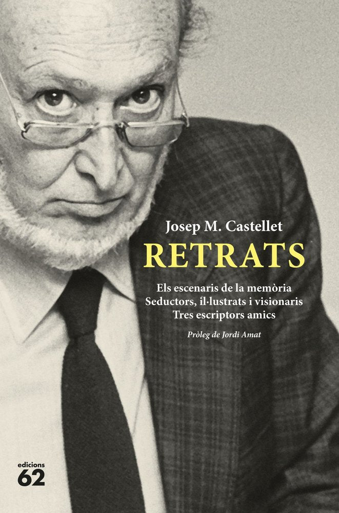 RETRATS LITERARIS, de CASTELLET, JOSEP MARIA | portada del libro