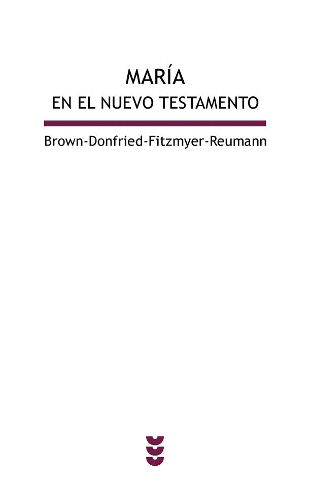 María en el Nuevo Testamento, de Fitzmyer-Brown | portada del libro