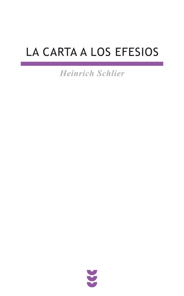 La Carta a los efesios, de Schlier, Heinrich | portada del libro