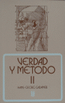 Verdad y método II, de Gadamer | portada del libro