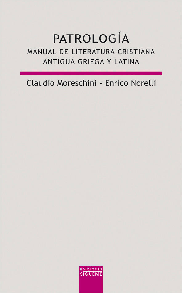 Patrología, de Moreschini, Claudio | portada del libro