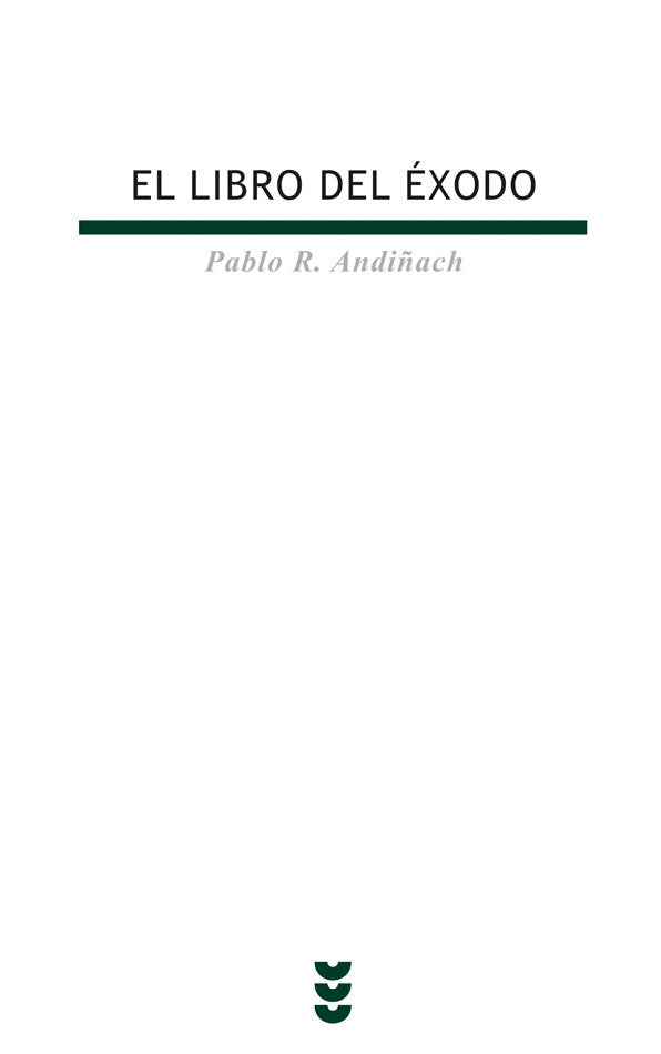 El libro del Exodo, de Andiñach, Pablo | portada del libro
