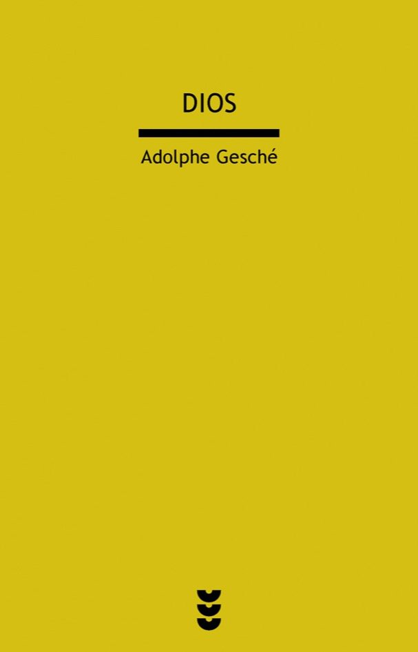 DIOS. (GESCHE), de GESCHE. ADOLPHE | portada del libro