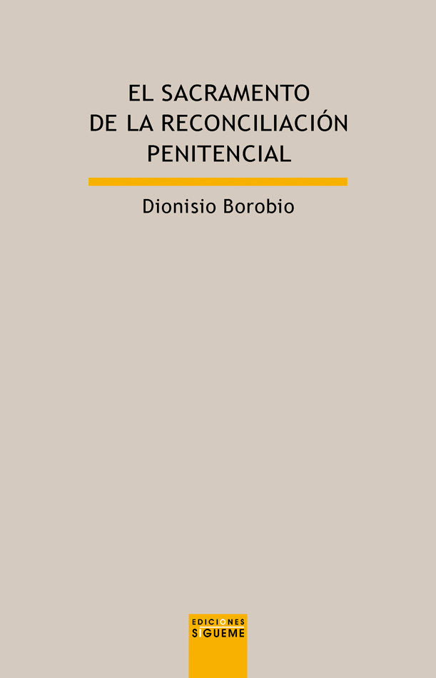 El sacramento de la reconciliación penitencial, de Borobio García | portada del libro