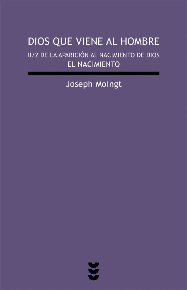 Dios que viene al hombre II/2, de Moingt, Joseph | portada del libro
