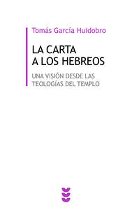 La carta a los hebreos, de García Huidobro | portada del libro