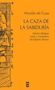 CAZA DE LA SABIDURIA, LA., de de Cusa | portada del libro