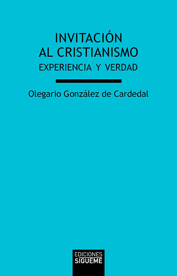 Invitación al cristianismo, de González de Cardedal | portada del libro