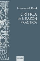 CRITICA DE LA RAZON PRACTICA, de Immanuel Kant | portada del libro