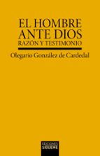 HOMBRE ANTE DIOS, EL, de Olegario González de Cardedal | portada del libro