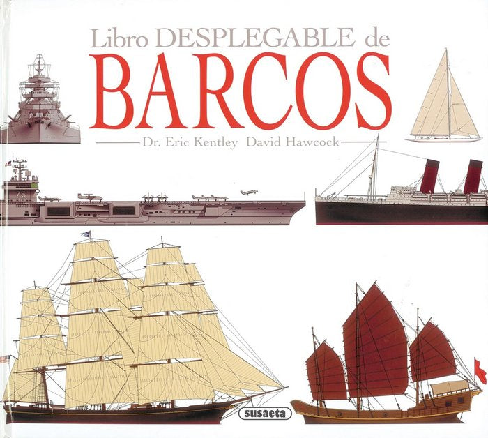 Libro desplegable de barcos, de KENTLEY | portada del libro