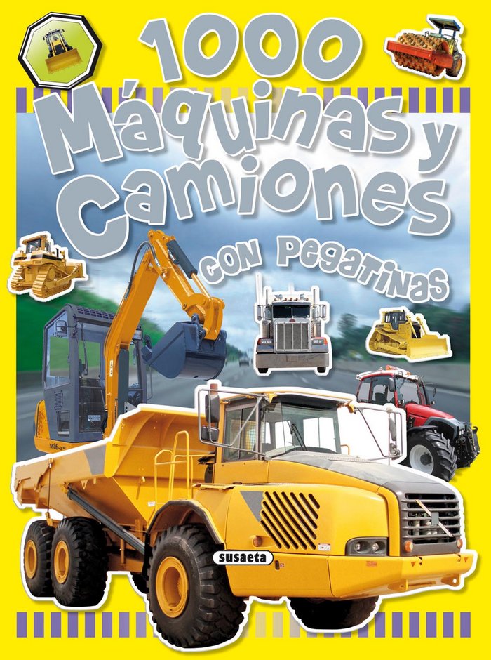 1.000 máquinas y camiones, de Susaeta | portada del libro