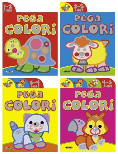 Pega colori (4 títulos), de Inaraja | portada del libro