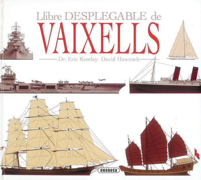 Llibre desplegable de vaixells, de Kentley | portada del libro