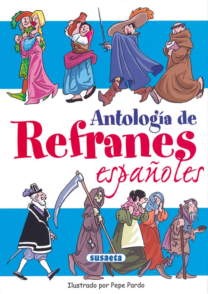Antología de refranes españoles, de Susaeta | portada del libro