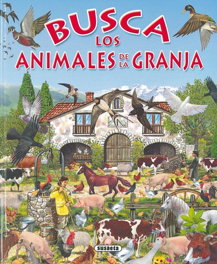 Busca los animales de la granja, de Rovira, Pere | portada del libro