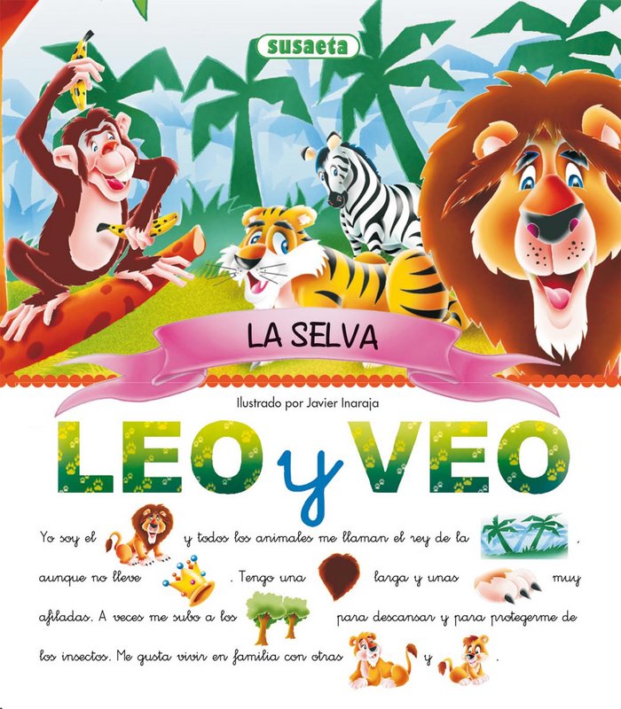 LEO Y VEO LA SELVA, de Susaeta, Equipo | portada del libro