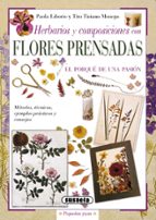 HERBARIOS Y COMPOSICIONES FLORES PRENSADAS, de P. LIBORIO | portada del libro